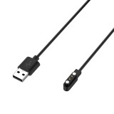 Techsuit - SmartWatch Wireless Charging Cable (TXC4) - for Haylou Bling LS12/RT LS05S/Oneplus Nord Watch, USB, 3.5W - Black