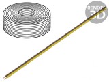 Cablu LiYz 2x0,08mm2 60V 5m Maro/Galben
