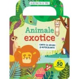 Animale exotice. Carte cu jocuri si autocolante/***