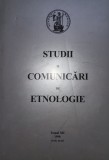 Studii si comunicari de etnologie 1998 (Sibiu, Academia, folclor, etnografie)