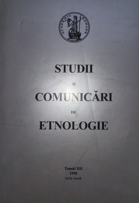 Studii si comunicari de etnologie 1998 (Sibiu, Academia, folclor, etnografie) foto