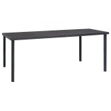 Cumpara ieftin Masa de exterior, antracit, 190x90x74 cm, otel