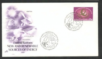 UN Vienna 1981 Energy Mi.20 FDC UN.271 foto