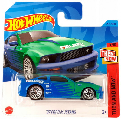 2023 Hot Wheels 205/250 THEN AND NOW 4/10 - &amp;#039;07 Ford Mustang foto