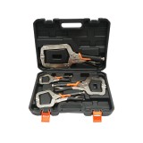 Trusa clesti autoblocanti cu falci tip C, set 4 piese pentru atelier