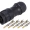 Conector circular 5 pini IP68, tată