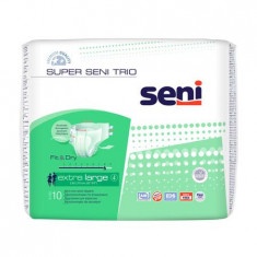 Scutece pentru adulti Super Seni Trio Extra Large, 10 bucati, Seni