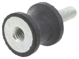 Atenuator de Vibrații M6 20mm Guma