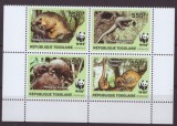 115-TOGO 2010-GROTH 453-Bloc cu 4 timbre nestampilate PANGOLIN,MNH, Nestampilat