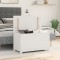Gossi cutie de depozitare, alb, 80x40x45,5 cm, lemn masiv de pin