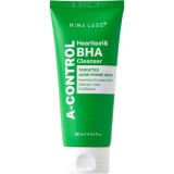 Spuma de curatare cu Heartleaf si BHA A-Control, 120ml, Nine Less