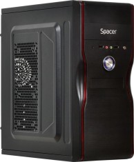 Carcasa Spacer New Mercury, ATX, MidTower NEGRU