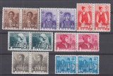 ROMANIA 1936 LP 114 COSTUME NATIONALE OETR PERECHE SERII STARE MNH