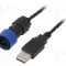 Conector {{Tip conector}}, {{Subtip conector}}, {{Numarul de pini}} pini, BULGIN - PXP4040/B/2M00