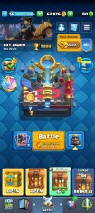 V&acirc;nd cont Clash Royale,9000 de trofee,am făcut Ultimate Campion,12 carduri de level 15 cu turnuri 14 (prințesa și Conononerul)