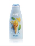 Gel de Duș Mango Sorbet Keff, 500ml - Revigorant cu Unt Shea, Vitamina E &amp; Aloe Vera - Parfum Intens Fructat