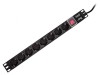 Prelungitor 8 Prize 230V 16A Negru, Logilink