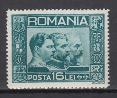 ROMANIA 1932 LP 92 EFIGIA CELOR 3 REGI MNH foto