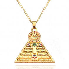 Lant/Lantisor/Colier/Pandantiv egipt piramida faraon ochiul lui horus foto