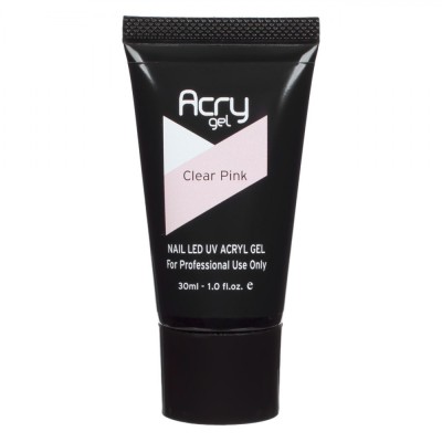 Gel Unghii Acrygel, Transparent Roz, Capacitate 30ml foto