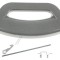 C00290988 MANER COMPLET GRAFIT FUTURA 482000091056 MASINA DE SPALAT WHIRLPOOL/INDESIT
