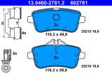 ATE 13.0460-2781.2 set placute frana,frana disc