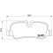 Placute frana Land Rover Discovery 3 (L319) 07.04-09.09, Discovery 3 Van (L319) 01.07-07.09, Discovery 4 (L319) 09.09-12.18, Discovery 4 Van (L319) 0