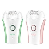 Epilator electric, pentru femei, epilare fata, corp, picioare, subrat, bikini, lavabil, reincarcabil, autonomie 90 min, alb
