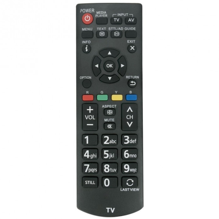 Telecomanda pentru Panasonic N2QAYB000818, x-remote, Negru