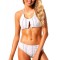 SW1643-424 Costum de baie in doua piese, model cu dungi