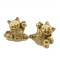 Statuete Feng Shui din rasina set 2 Pisici Maneki Neko pentru prosperitate si