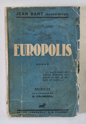 EUROPOLIS de JEAN BART , EDITIE INTERBELICA foto