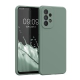 Husa Kwmobile pentru Samsung Galaxy A33 5G, Verde, Silicon, KWM000015GQ050C, Carcasa