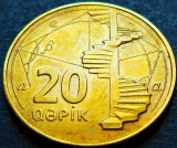 Cumpara ieftin Moneda exotica 20 QAPIK - AZERBAIDJAN, anul 2006 * cod 2159, Asia