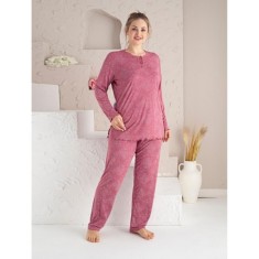 Pijamale Dama Battal Compact Penye Baki 26