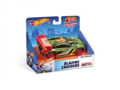 MASINA CU LUMINI SI SUNETE, TIME TRACKER VERDE, HOT WHEELS foto