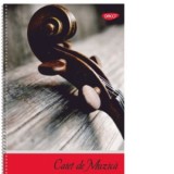 Caiet muzica A4 24 file spira Daco