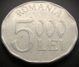 Cumpara ieftin Moneda 5000 LEI - ROMANIA, anul 2002 * cod 4465, Aluminiu