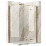 Cabina de dus Rea Bruno 120x90 Brush Gold
