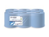 Rola prosop derulare centrala Lucart Strong L-ONE MAXI 450, 2 str, albastra, 163 m/rola, 6 role