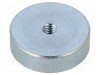 Magnet fix neodim &Oslash;16mm H4,5mm oţel cu filet interior M3 75N ELESA GANTER