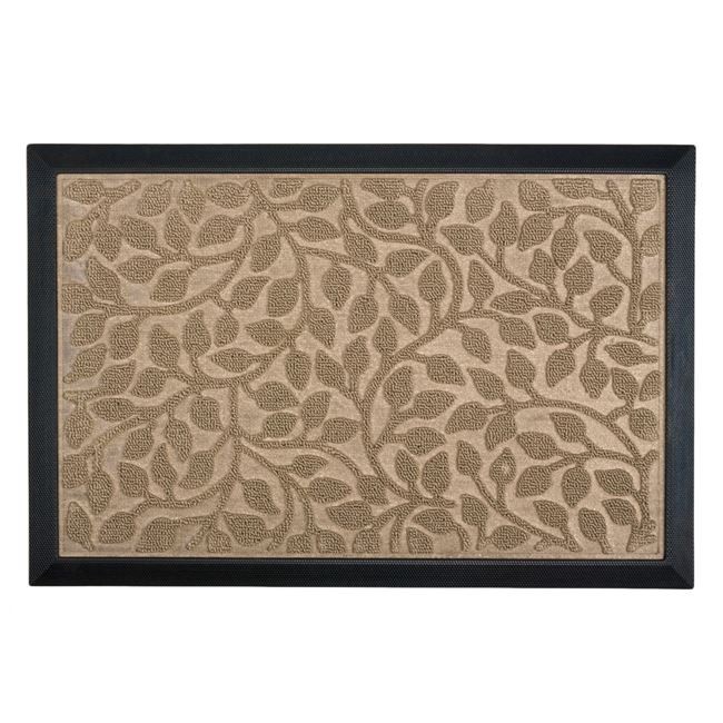 Covoras intrare, 40x60cm, Frunze Bej
