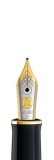 Penita b din aur de 18k/750 ornament din rodiu pentru stilou m900/910 bicolora