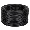 Cablu coaxial RG174 50 Ohm negru, rola 100 m pentru RF si antene, Cabletech