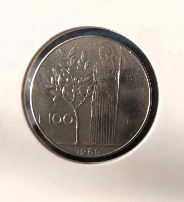 Moneda Italia - 100 Lire 1980