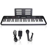 Orga Electronica portabila cu 61 clape pentru incepatori copii si pasionati de muzica, Microfon inclus