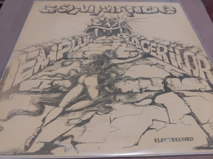 Disc vinil Commando - Templul placerilor, rar