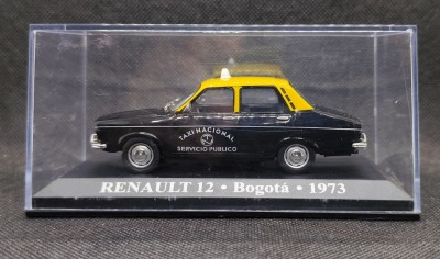 Macheta Renault 12 Taxi Bogota - Ixo/Altaya 1/43 foto