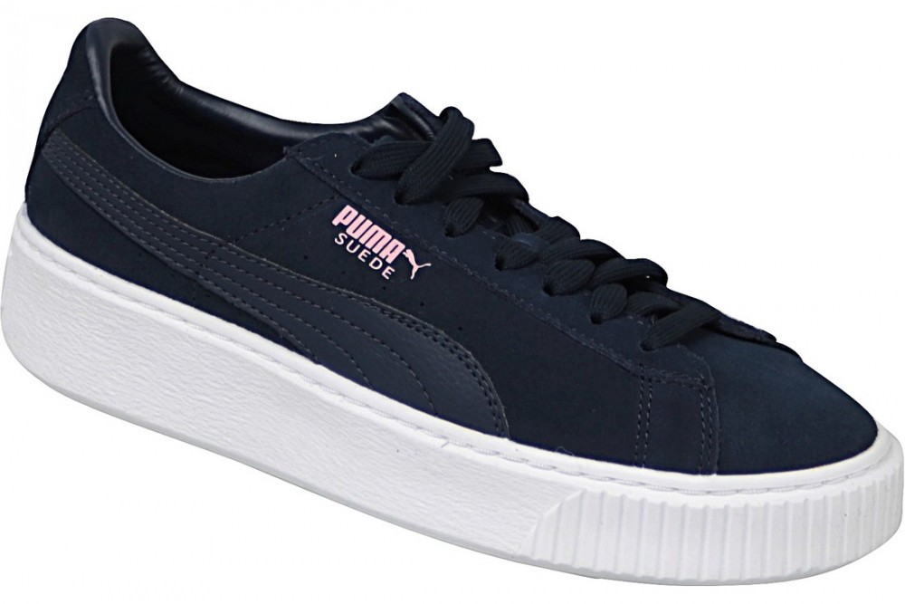 Pantofi sport Puma Suede Platform JR 363663 03 albastru marin