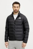 adidas geaca de puf Essential culoarea negru, de tranzitie, JD1046